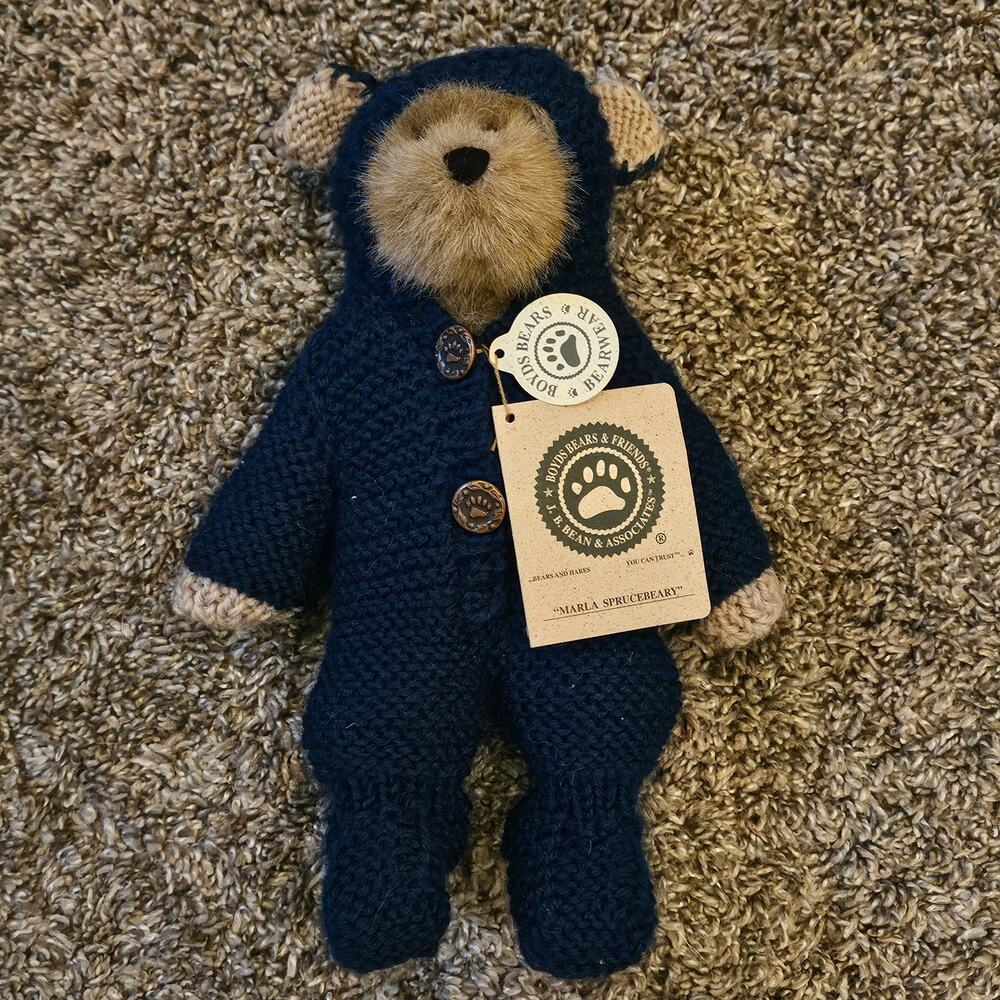 Boyds Bears Marla Spruceberry Plush Collectible New TINY FLAW Vintage Gift